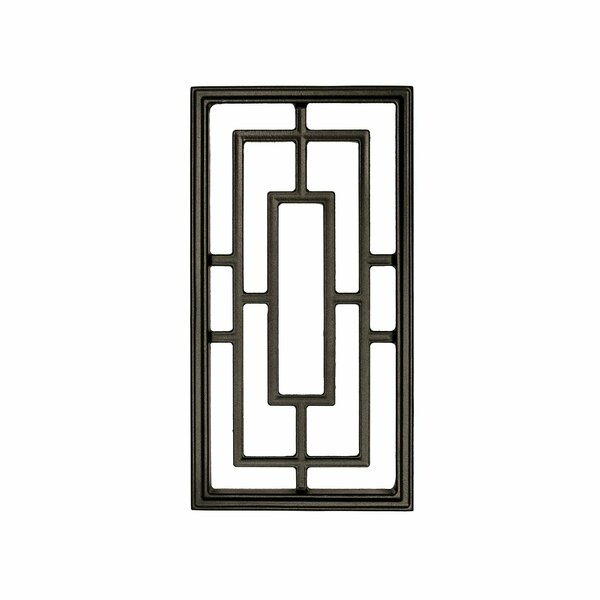 Nuvo Iron Rectangle Aluminum Wooden Gate Insert 17-1/4inh. x 8-5/8inw. Alum., 12PK ACW57-ECMP12